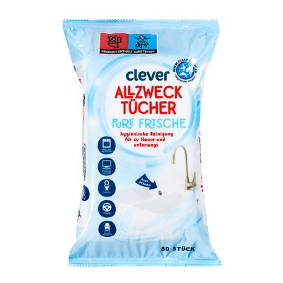 Bild von Clever Allzwecktücher Pure Frische