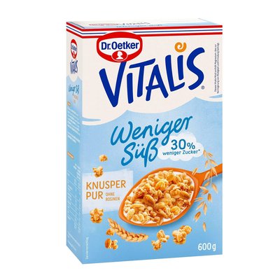 Bild von Dr. Oetker Vitalis Weniger Süß Knusper Pur Müsli