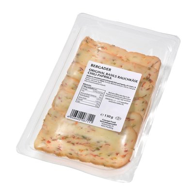 Bild von Bergader Basils Rauchkäse Chili-Paprika