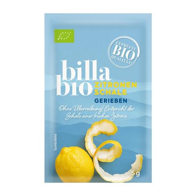 Bild von BILLA Bio Zitronenschale Gerieben