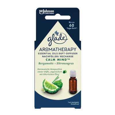 Bild von Glade Aromatherapy Calm Mind Bergamotte & Zitronengras Nachfüller