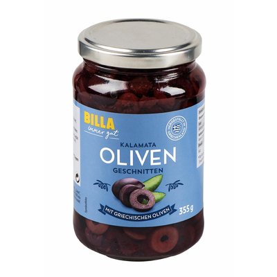 Bild von BILLA Kalamata Oliven geschnitten