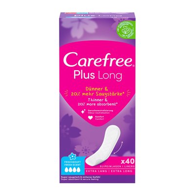 Bild von Carefree Plus Long Frischeduft Slipeinlagen