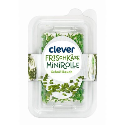 Bild von Clever Frischkäse Minirolle Schnittlauch