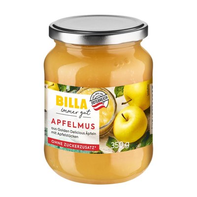 Bild von BILLA Apfelmus mit Stücken