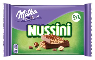 Bild von Milka Nussini Haselnuss Riegel 5er