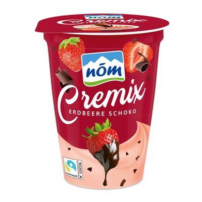 Bild von nöm Cremix Erdbeere Schoko