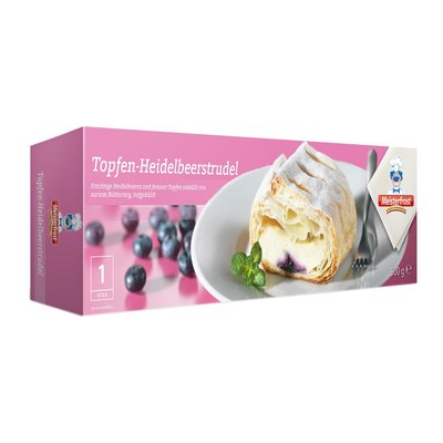 Bild von Meisterfrost Topfen Heidelbeerstrudel