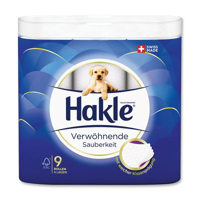 Bild von Hakle Toilettenpapier Verwöhnende Sauberkeit