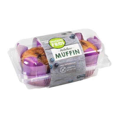 Bild von Weizenfrei Heidelbeer Muffin Glutenfrei 2er