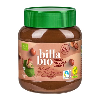 Bild von BILLA Bio Nuss Nougatcreme Palmölfrei