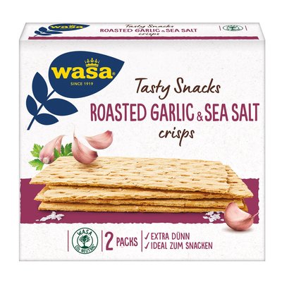 Bild von Wasa Tasty Snacks Knoblauch & Meersalz Crisps