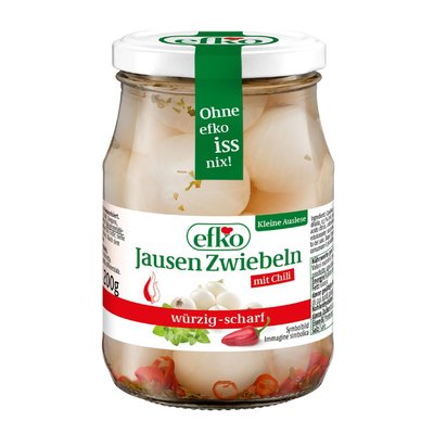 Bild von efko Jausen Zwiebeln mit Chili