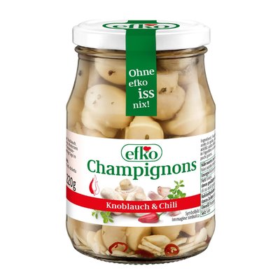 Bild von efko Champignons Knoblauch & Chili