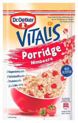 Bild von Dr. Oetker Vitalis Porridge Himbeere
