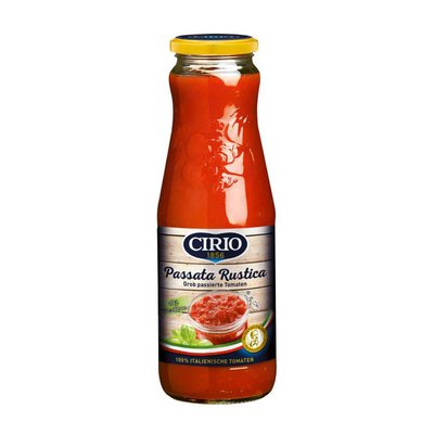 Bild von Cirio Passata Rustica Basilico - Grob Passierte Tomaten mit Basilikum