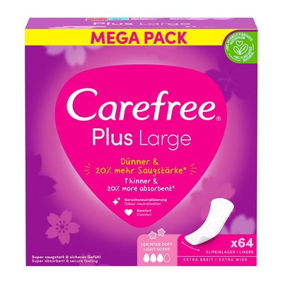 Bild von Carefree Plus Large Slipeinlagen