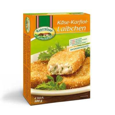 Bild von Bauernland Käse-Karfiol Laibchen