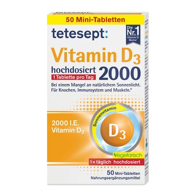 Bild von Tetesept Vitamin D3 2000