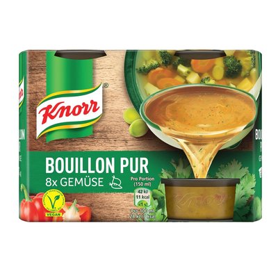 Bild von Knorr Bouillon Pur Gemüse