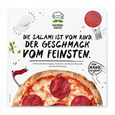 Bild von Gustavo Gusto Pizza Salame