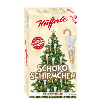 Bild von Küfferle Schokoschirmchen 18er Christkind
