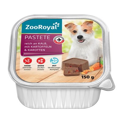 Bild von ZooRoyal Pastete mit Kalb, Kartoffeln & Karotten
