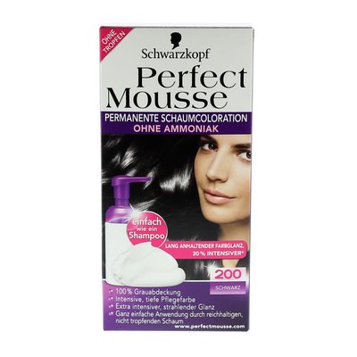 Bild von Schwarzkopf Perfect Mousse Nr. 200 Schwarz