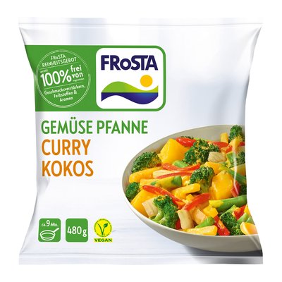 Bild von Frosta Gemüse Pfanne Curry Kokos