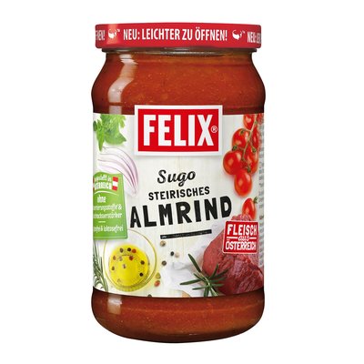 Bild von Felix Sugo mit Steirischen Almrindfleisch