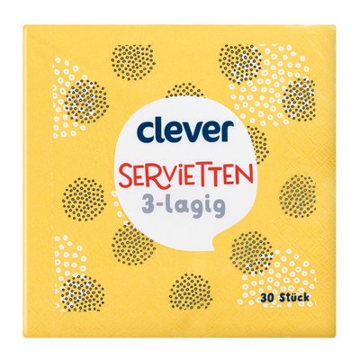 Bild von Clever Servietten Gelb
