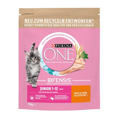 Bild von Purina One Junior Reich an Huhn