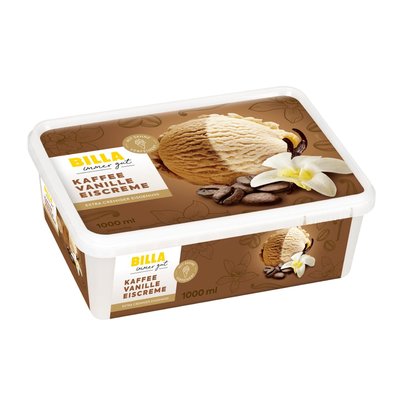 Bild von BILLA Kaffee-Vanille Eis