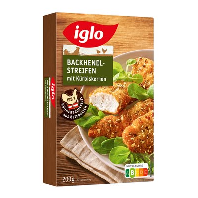 Bild von Iglo Kürbis Backhendlstreifen