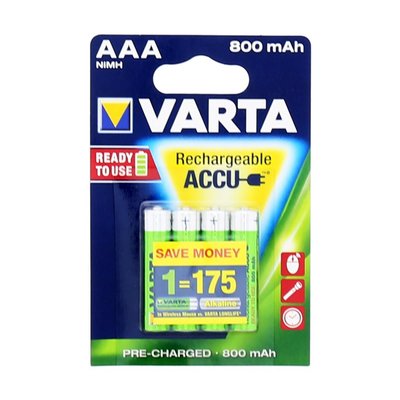 Bild von Varta Akku R2U AAA (800 mAh)