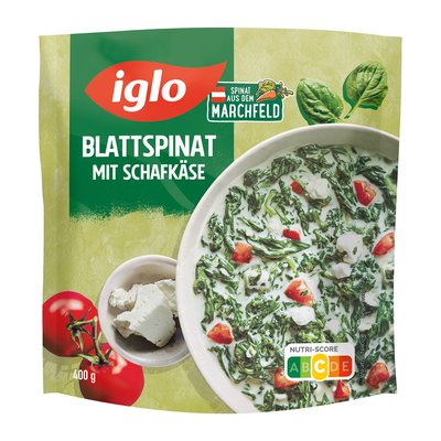 Bild von Iglo Blattspinat mit Schafkäse