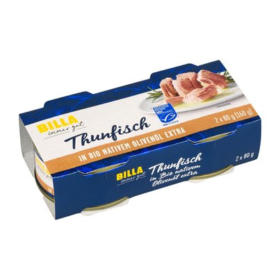 Bild von BILLA Thunfisch in Olivenöl 2er