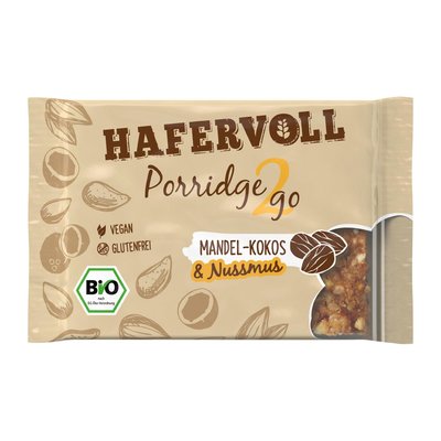 Bild von Hafervoll Bio Porridge2go Mandel