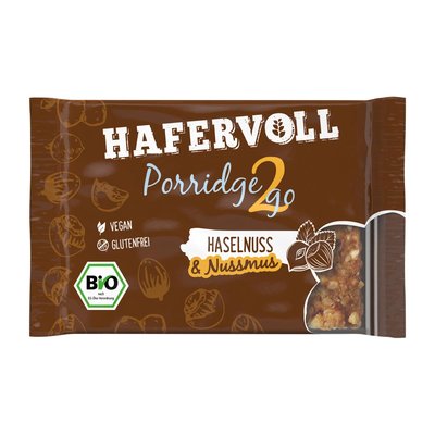 Bild von Hafervoll Bio Porridge2go Haselnuss