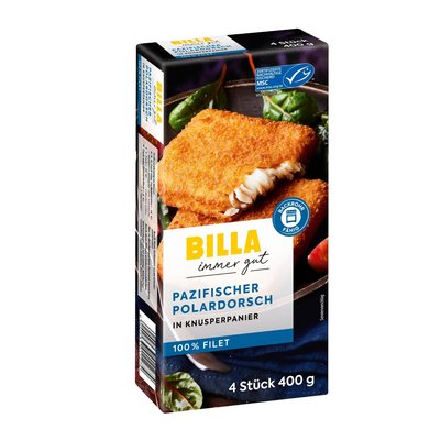 Bild von BILLA Pazifischer Polardorsch paniert