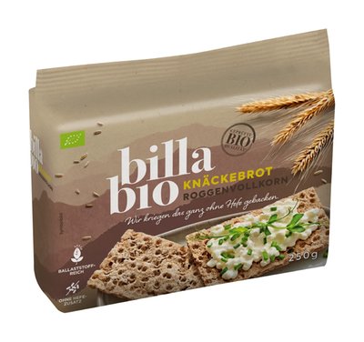 Bild von BILLA Bio Knäckebrot Roggenvollkorn