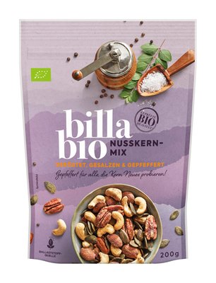 Bild von BILLA Bio Nusskern Mix geröstet/gesalzen/gepfeffert