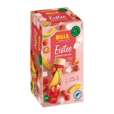 Bild von BILLA Eistee Erdbeer-Melone