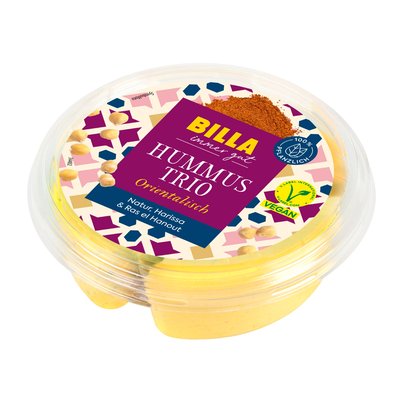 Bild von BILLA Hummus Trio Orientalisch