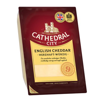 Bild von Cathedral City Cheddar Scheiben Herzhaft-Würzig