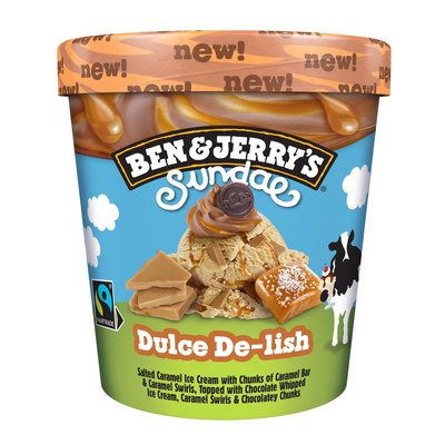 Bild von Ben & Jerry's Sundae Dulce De-Lish