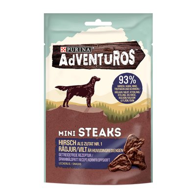 Bild von Adventuros Mini Steaks Hirsch