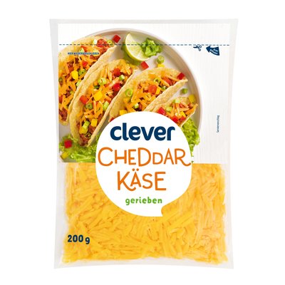 Bild von Clever Cheddar Käse gerieben