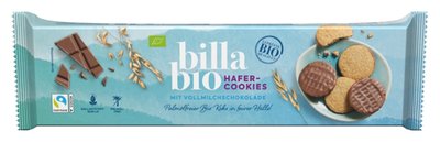 Bild von BILLA Bio Hafercookies mit Vollmilchschokolade