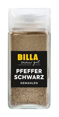 Bild von BILLA Pfeffer schwarz gemahlen